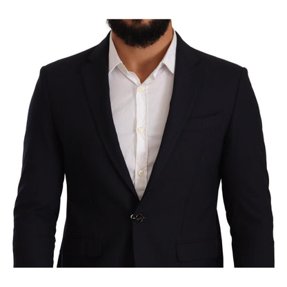 Domenico Tagliente Black Single Breasted One Button Suit Jacket1728,67345645728,Black,Blazers - Suits & Blazers - Clothing,Clothing,Domenico Tagliente,IT52 | XL,Jackets - Men - Clothing,Men,Men - Clothing,New with tags,Suits & Blazers - Clothing