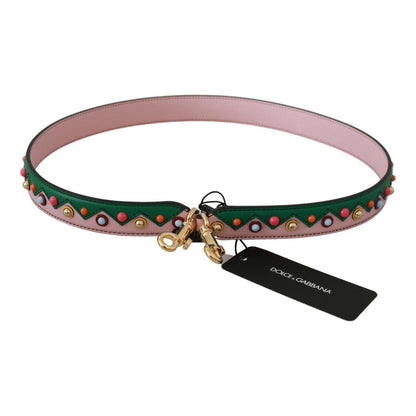 Dolce & Gabbana Shoulder Strap Leather Pink Handbag Accessory 1728,67345645728,Accessories,Bags,Dolce & Gabbana,Material: 100% Leather,Men,Men - Accessories,New with tags,Other - Men - Accessories,Pink,Shoulder Straps - Bags