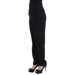 KAALE SUKTAE Black High Waist Straight Slim Dress Pants SIG12610-1