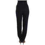 KAALE SUKTAE Black High Waist Straight Slim Dress Pants SIG12610-1