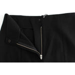 KAALE SUKTAE Black High Waist Straight Slim Dress Pants SIG12610-1