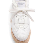 Valentino Garavani Freedots XL Sneaker in Calfskin and Cork WS0IG5NGG0BO-P25