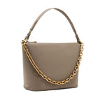 Emporio Armani Medium leather hobo bag with chain