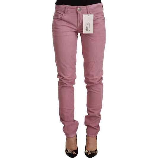 Acht Pink Cotton Slim Fit Women Denim Skinny Jeans 1728,67345645728,Acht,Clothing,Jeans & Pants - Women - Clothing,Jeans Denim - Clothing,Material: 97% Cotton 3% Elastane,New with tags,Pink,Skinny Jeans - Jeans Denim - Clothing,W26,Women,Women - Clothing