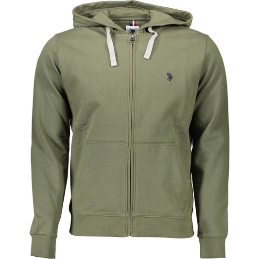 U.S. POLO ASSN. Green Cotton Men Sweater US-9345-XXL