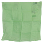 Versace Apple Green Linen Square Foulard Head Wrap Scarf MS1587