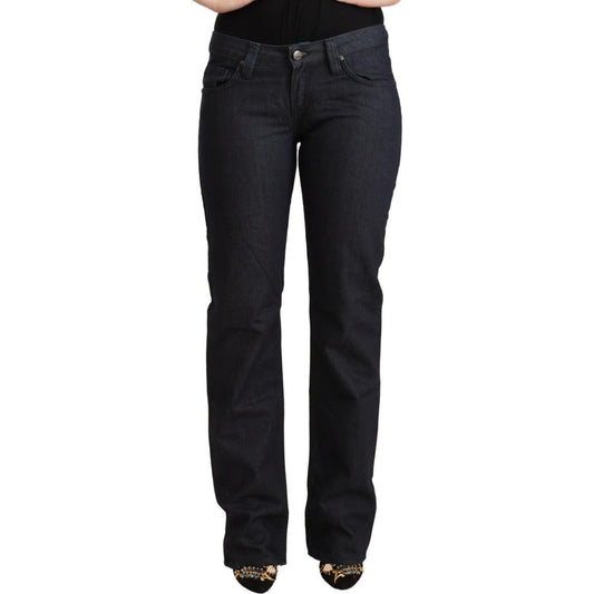 Exte Dark Blue Cotton Stretch Low Waist Straight Denim Jeans1728,67345645728,Blue,Clothing,Exte,Jeans & Pants - Women - Clothing,Jeans Denim - Clothing,Material: 98% Cotton 2% Elastane,New with tags,Straight-Leg Jeans - Jeans Denim - Clothing,W27,W29,Wome