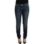 Acht Blue Washed Cotton Low Waist Slim Fit Denim Jeans PAN71830 - 26