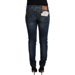 Acht Blue Washed Cotton Low Waist Slim Fit Denim Jeans PAN71830 - 26