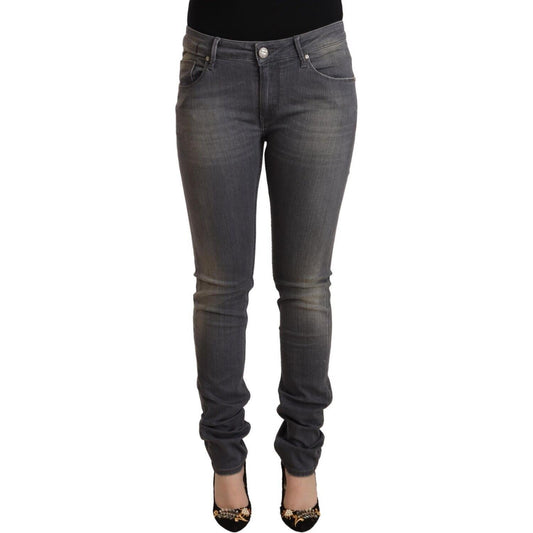 Acht Dark Gray Washed Cotton Denim Skinny Jeans 1728,67345645728,Acht,Clothing,Gray,Jeans & Pants - Women - Clothing,Jeans Denim - Clothing,Material: Cotton,New with tags,Skinny Jeans - Jeans Denim - Clothing,W34,Women,Women - Clothing
