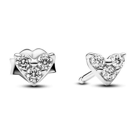 PANDORA JEWELRY Mod. SPARKLING DOUBLE BAND HOOP EARRINGS-0