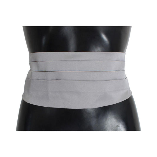 Dolce & Gabbana Gray Waist Belt Silk Cummerbund1728,67345645728,Accessories,Belts - Accessories,Cummerbund - Men - Accessories,Dolce & Gabbana,Gray,High-Waist Belts - Belts - Accessories,IT48 | M,Material: 100% Silk,Men,Men - Accessories,New with tags