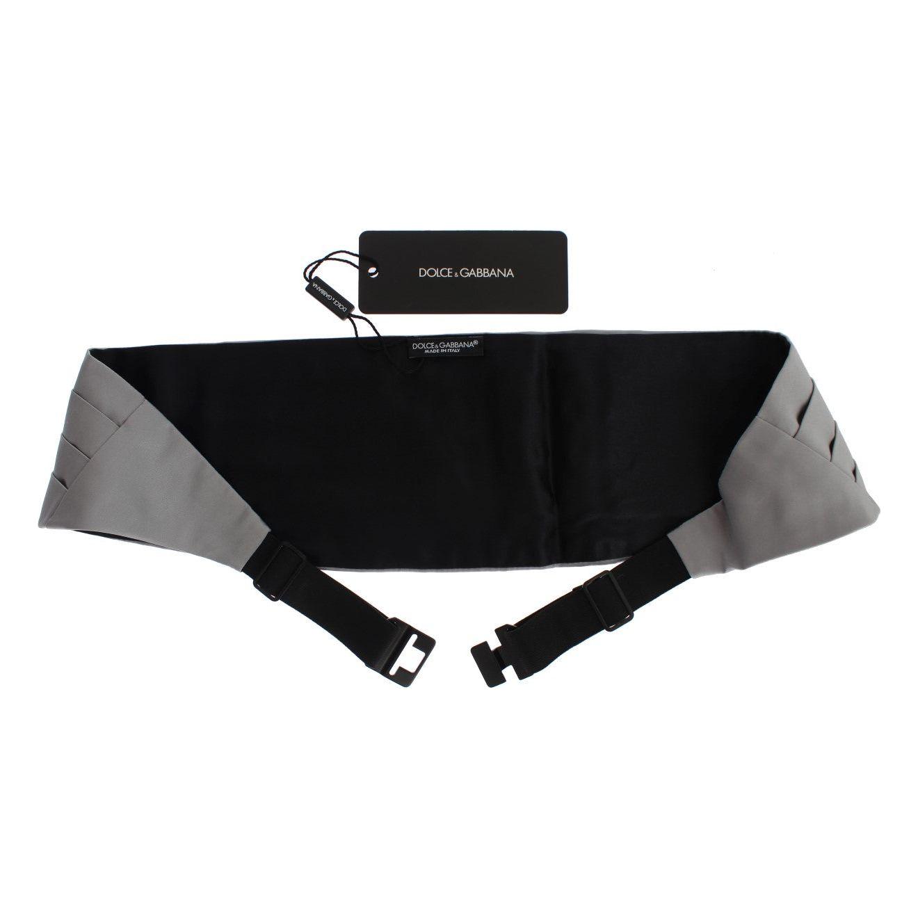 Dolce & Gabbana Gray Waist Belt Silk Cummerbund1728,67345645728,Accessories,Belts - Accessories,Cummerbund - Men - Accessories,Dolce & Gabbana,Gray,High-Waist Belts - Belts - Accessories,IT48 | M,Material: 100% Silk,Men,Men - Accessories,New with tags