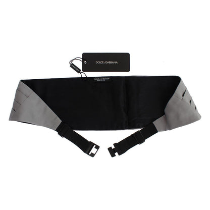 Dolce & Gabbana Gray Waist Belt Silk Cummerbund1728,67345645728,Accessories,Belts - Accessories,Cummerbund - Men - Accessories,Dolce & Gabbana,Gray,High-Waist Belts - Belts - Accessories,IT48 | M,Material: 100% Silk,Men,Men - Accessories,New with tags