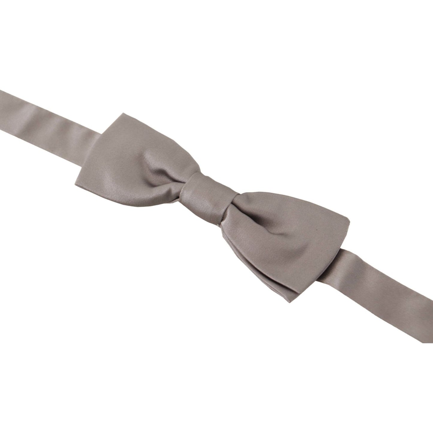 Dolce & Gabbana Silver 100% Silk Slim Adjustable Neck Papillon Tie 1728,67345645728,Accessories,Bowties - Ties and Formal Accessories - Accessories,Dolce & Gabbana,Material: 100% Silk,Men,Men - Accessories,New with tags,Silver,Ties & Bowties - Men - Acces