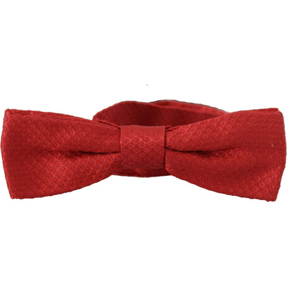 Dolce & Gabbana Red 100% Silk Adjustable Neck Papillon Tie 1728,67345645728,Accessories,Bowties - Ties and Formal Accessories - Accessories,Dolce & Gabbana,Material: 100% Silk,Men,Men - Accessories,New with tags,Red,Ties & Bowties - Men - Accessories,Ties