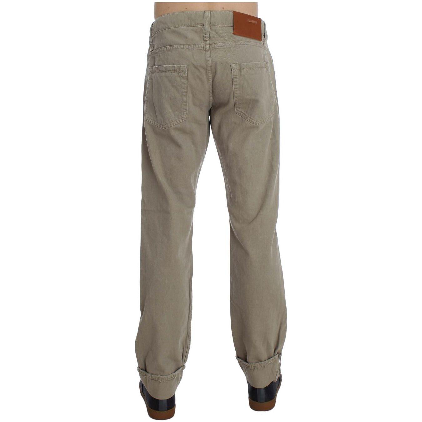 Acht Beige Cotton Patchwork Jeans1728,67345645728,Acht,Beige,Clothing,Jeans & Pants - Men - Clothing,Jeans Denim - Clothing,Material: Cotton,Men,Men - Clothing,New with tags,Straight-Leg Jeans - Jeans Denim - Clothing,W34