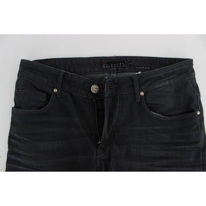 Acht Gray Cotton Stretch Slim Fit Jeans 1728,2% Elastane,67345645728,Acht,Clothing,Gray,Jeans & Pants - Men - Clothing,Jeans Denim - Clothing,Material: 98% Cotton,Men,Men - Clothing,New with tags,Slim Fit Jeans - Jeans Denim - Clothing,W34