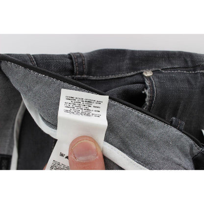 Acht Gray Cotton Regular Low Fit Jeans 1728,67345645728,Acht,Clothing,Elastane,Gray,Jeans & Pants - Men - Clothing,Jeans Denim - Clothing,Material: 100% Cotton,Men,Men - Clothing,New with tags,Straight-Leg Jeans - Jeans Denim - Clothing,W34