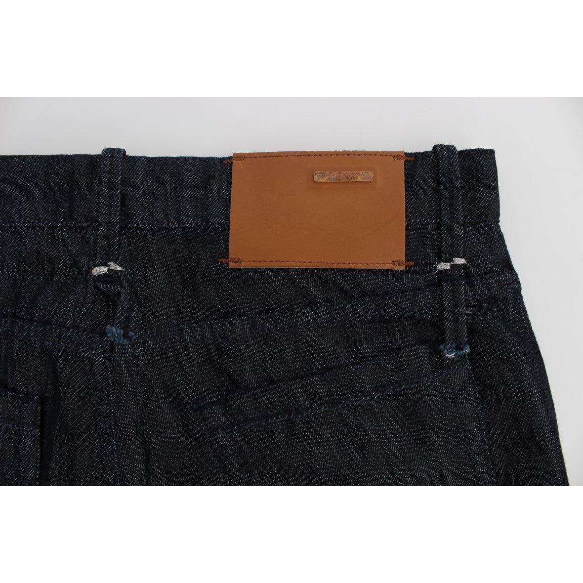 Acht Blue Cotton Regular Straight Fit Jeans SIG30481#2-1