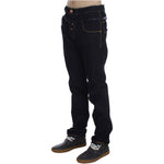 Acht Blue Cotton Regular Straight Fit Jeans SIG30483-1