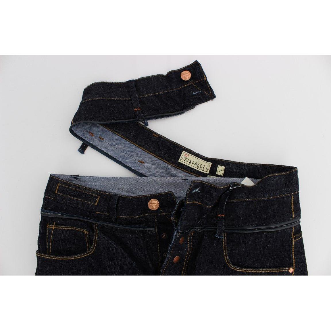 Acht Blue Cotton Regular Straight Fit Jeans SIG30483-1
