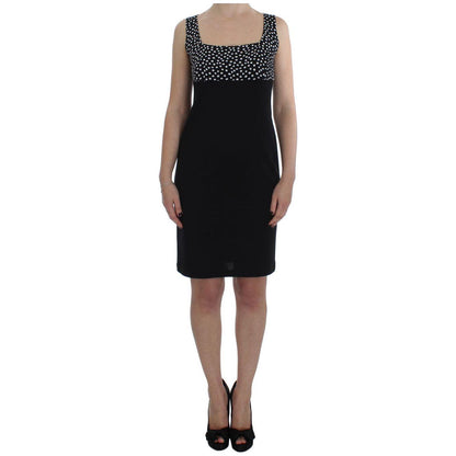 BENCIVENGA Black Stretch Sheath Dress & Sweater Set 1728,28% Viscose,5% Elastane,67345645728,BENCIVENGA,Black,Clothing,Dresses - Women - Clothing,IT42|M,IT46 | L,Material: 67% Polyester,New with tags,Suits & Blazers - Clothing,Sweaters - Women - Clothing,