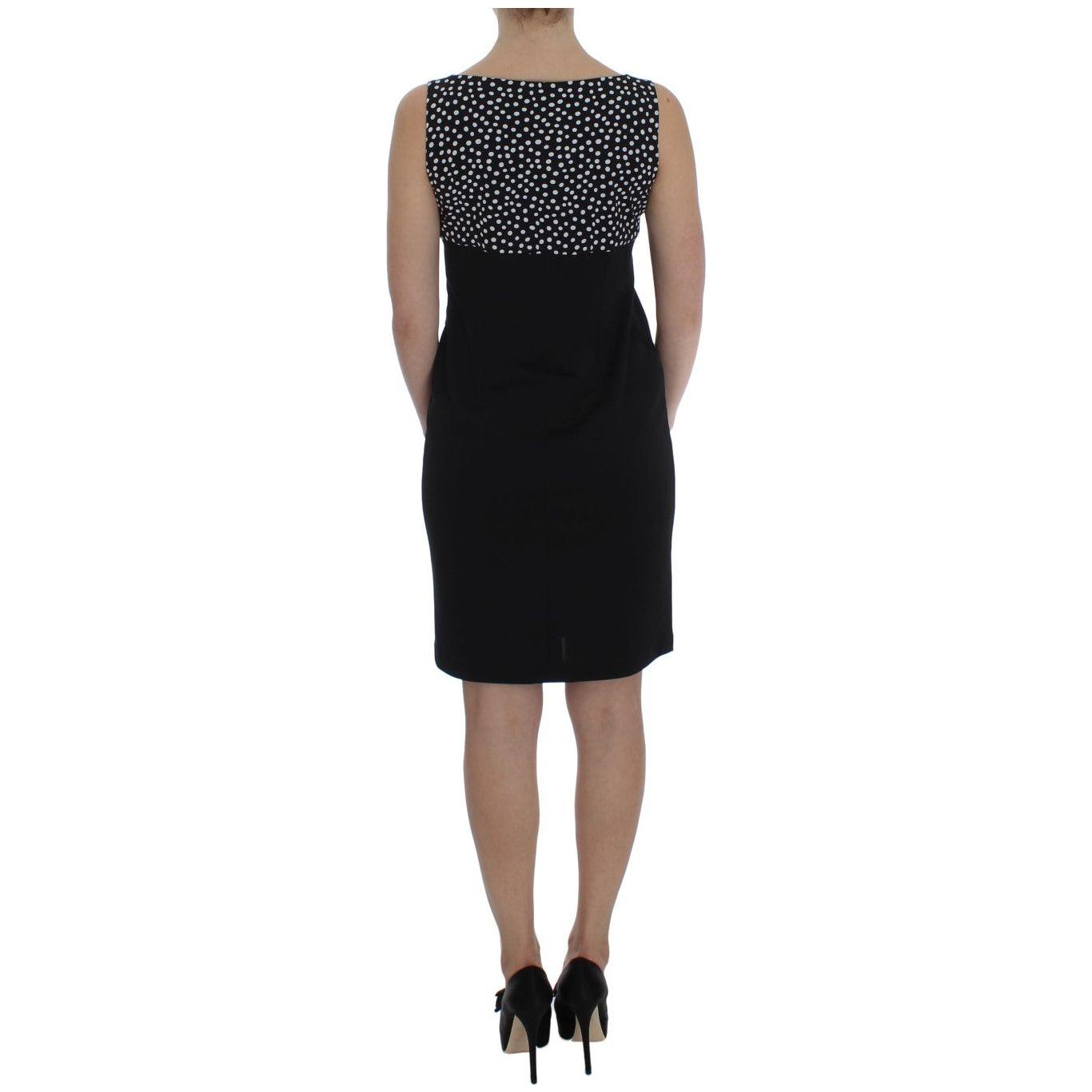 BENCIVENGA Black Stretch Sheath Dress & Sweater Set 1728,28% Viscose,5% Elastane,67345645728,BENCIVENGA,Black,Clothing,Dresses - Women - Clothing,IT42|M,IT46 | L,Material: 67% Polyester,New with tags,Suits & Blazers - Clothing,Sweaters - Women - Clothing,