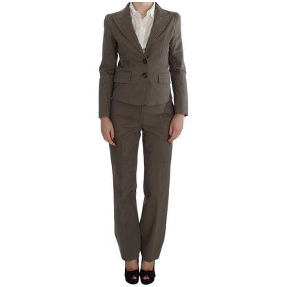 BENCIVENGA Beige Wool Cotton Suit1728,20% Cotton,67345645728,Beige,BENCIVENGA,Clothing,IT40 | M,IT48 | XL,Material: 80% Wool,New with tags,Suits & Blazers - Clothing,Suits & Blazers - Women - Clothing,Two-Piece Suits - Suits & Blazers - Clothing,Women,Wom