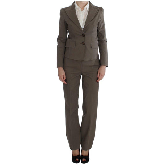BENCIVENGA Beige Wool Cotton Suit1728,20% Cotton,67345645728,Beige,BENCIVENGA,Clothing,IT40 | M,IT48 | XL,Material: 80% Wool,New with tags,Suits & Blazers - Clothing,Suits & Blazers - Women - Clothing,Two-Piece Suits - Suits & Blazers - Clothing,Women,Wom
