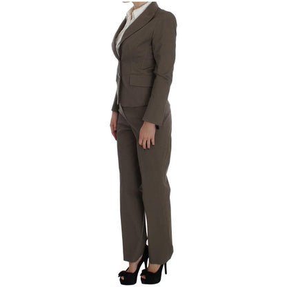 BENCIVENGA Beige Wool Cotton Suit1728,20% Cotton,67345645728,Beige,BENCIVENGA,Clothing,IT40 | M,IT48 | XL,Material: 80% Wool,New with tags,Suits & Blazers - Clothing,Suits & Blazers - Women - Clothing,Two-Piece Suits - Suits & Blazers - Clothing,Women,Wom