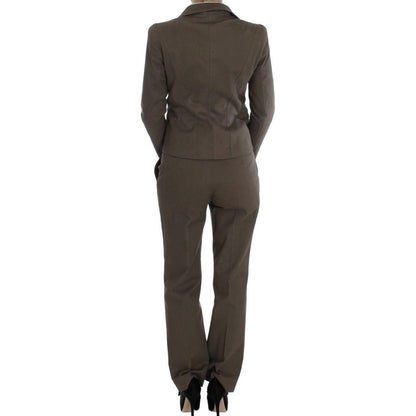 BENCIVENGA Beige Wool Cotton Suit1728,20% Cotton,67345645728,Beige,BENCIVENGA,Clothing,IT40 | M,IT48 | XL,Material: 80% Wool,New with tags,Suits & Blazers - Clothing,Suits & Blazers - Women - Clothing,Two-Piece Suits - Suits & Blazers - Clothing,Women,Wom
