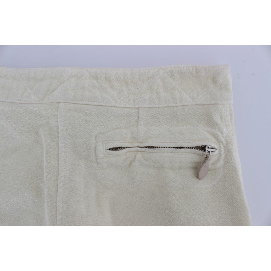 Ermanno Scervino Beige Cotton Capri Cropped Cargo Pants1728,67345645728,Beige,Cargo Pants - Pants - Clothing,Clothing,Ermanno Scervino,IT38|XS,IT40|S,Jeans & Pants - Women - Clothing,Material: 100% Cotton,Pants - Clothing,Preowned / Defect,Women,Women - C