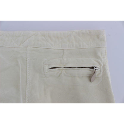 Ermanno Scervino Beige Cotton Capri Cropped Cargo Pants1728,67345645728,Beige,Cargo Pants - Pants - Clothing,Clothing,Ermanno Scervino,IT38|XS,IT40|S,Jeans & Pants - Women - Clothing,Material: 100% Cotton,Pants - Clothing,Preowned / Defect,Women,Women - C