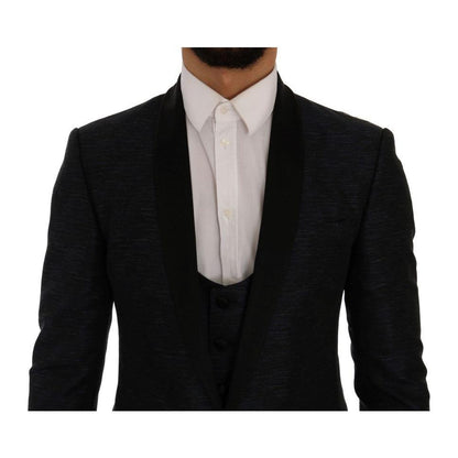 Dolce & Gabbana Blue MARTINI Slim 2 Piece Blazer10% Silk,1728,26% Wool,4% Polyester,67345645728,Blazers - Men - Clothing,Blue,Clothing,Dolce & Gabbana,IT48 | M,Material: 60% Acetate,Men,Men - Clothing,New with tags,Suits & Blazers - Clothing,Two-Piece Sui
