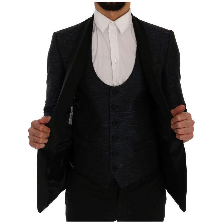 Dolce & Gabbana Blue MARTINI Slim 2 Piece Blazer10% Silk,1728,26% Wool,4% Polyester,67345645728,Blazers - Men - Clothing,Blue,Clothing,Dolce & Gabbana,IT48 | M,Material: 60% Acetate,Men,Men - Clothing,New with tags,Suits & Blazers - Clothing,Two-Piece Sui