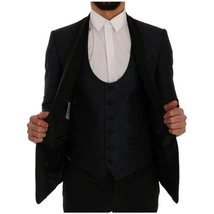 Dolce & Gabbana Blue MARTINI Slim 2 Piece Blazer10% Silk,1728,26% Wool,4% Polyester,67345645728,Blazers - Men - Clothing,Blue,Clothing,Dolce & Gabbana,IT48 | M,Material: 60% Acetate,Men,Men - Clothing,New with tags,Suits & Blazers - Clothing,Two-Piece Sui