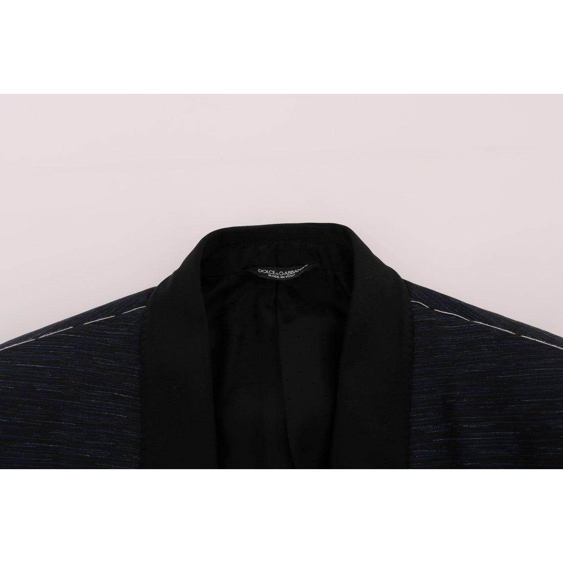 Dolce & Gabbana Blue MARTINI Slim 2 Piece Blazer10% Silk,1728,26% Wool,4% Polyester,67345645728,Blazers - Men - Clothing,Blue,Clothing,Dolce & Gabbana,IT48 | M,Material: 60% Acetate,Men,Men - Clothing,New with tags,Suits & Blazers - Clothing,Two-Piece Sui
