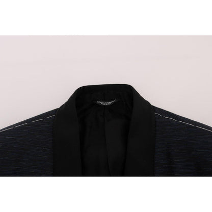 Dolce & Gabbana Blue MARTINI Slim 2 Piece Blazer10% Silk,1728,26% Wool,4% Polyester,67345645728,Blazers - Men - Clothing,Blue,Clothing,Dolce & Gabbana,IT48 | M,Material: 60% Acetate,Men,Men - Clothing,New with tags,Suits & Blazers - Clothing,Two-Piece Sui