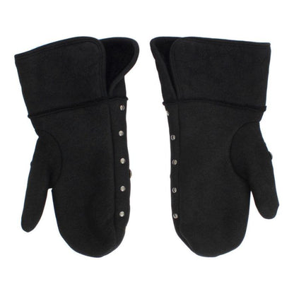 Dolce & Gabbana Gray Wool Shearling Studded Gloves1728,67345645728,9|M,Accessories,Dolce & Gabbana,Gloves - Accessories,Gloves - Men - Accessories,Gray,Material: 100% Wool Merino Shearling,Men,Men - Accessories,New with tags