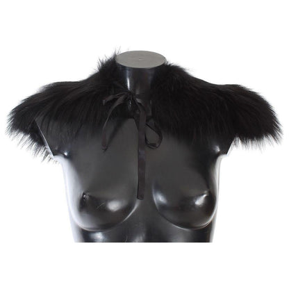Dolce & Gabbana Black Fox Fur Collar Scarf1728,67345645728,Accessories,Black,Dolce & Gabbana,IT36|XXS,IT38|XS,IT40|S,IT42|M,Material: 100% Fox Fur Argentata,New with tags,Scarves - Accessories,Scarves - Scarves - Accessories,Scarves - Women - Accessories,