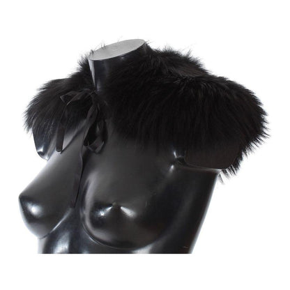 Dolce & Gabbana Black Fox Fur Collar Scarf1728,67345645728,Accessories,Black,Dolce & Gabbana,IT36|XXS,IT38|XS,IT40|S,IT42|M,Material: 100% Fox Fur Argentata,New with tags,Scarves - Accessories,Scarves - Scarves - Accessories,Scarves - Women - Accessories,