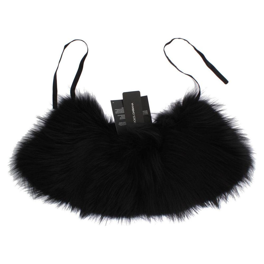 Dolce & Gabbana Black Fox Fur Collar Scarf1728,67345645728,Accessories,Black,Dolce & Gabbana,IT36|XXS,IT38|XS,IT40|S,IT42|M,Material: 100% Fox Fur Argentata,New with tags,Scarves - Accessories,Scarves - Scarves - Accessories,Scarves - Women - Accessories,
