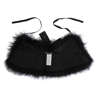 Dolce & Gabbana Black Fox Fur Collar Scarf1728,67345645728,Accessories,Black,Dolce & Gabbana,IT36|XXS,IT38|XS,IT40|S,IT42|M,Material: 100% Fox Fur Argentata,New with tags,Scarves - Accessories,Scarves - Scarves - Accessories,Scarves - Women - Accessories,