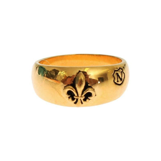 Nialaya Gold Plated 925 Silver Ring1728,18K Gold Plated,67345645728,Accessories,Category - Jewellery,EU62 | US10.5,EU63 | US11,EU66 | US12,Gold,Jewellery - Accessories,Jewelry,Material: 925 Sterling Silver,Men,Men - Jewelry,New with tags,Nialaya,Rings - J
