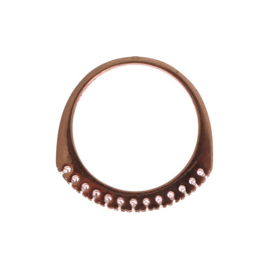 Nialaya Red Gold 925 Silver Ring1728,67345645728,Accessories,Category - Jewellery,Clear CZ Crystals,EU46 | US3.5,EU49 | US5,Gold,Jewellery - Accessories,Jewelry,Material: 18K Gold plated 925 Sterling Silver,Men,New with tags,Nialaya,Rings - Jewellery - Ac