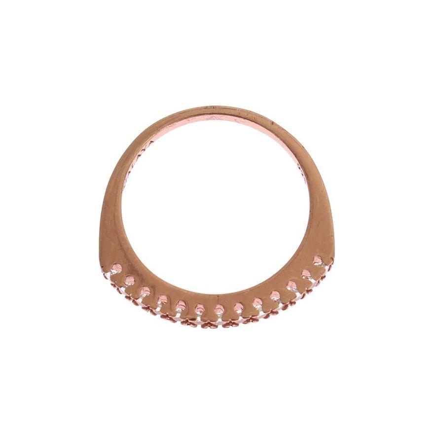 Nialaya Red Gold 925 Silver Ring1728,67345645728,Accessories,Category - Jewellery,Clear CZ Crystals,EU46 | US3.5,EU49 | US5,Gold,Jewellery - Accessories,Jewelry,Material: 18K Gold plated 925 Sterling Silver,Men,New with tags,Nialaya,Rings - Jewellery - Ac