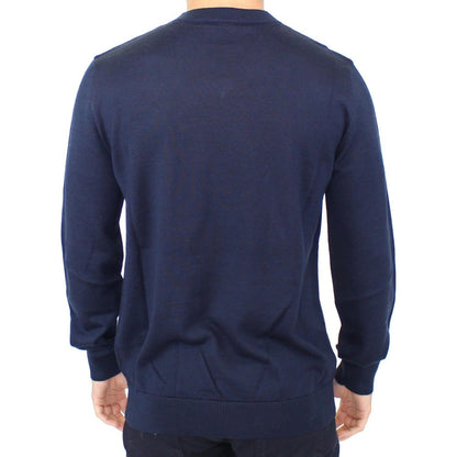 Ermanno Scervino Blue Wool Blend V-neck Pullover Sweater 1728,67345645728,Blue,Clothing,Ermanno Scervino,IT48 | M,IT54 | XL,Material: nylon,Men,Men - Clothing,New with tags,polyester,Sweaters - Clothing,Sweaters - Men - Clothing,Sweatshirts - Sweaters - C