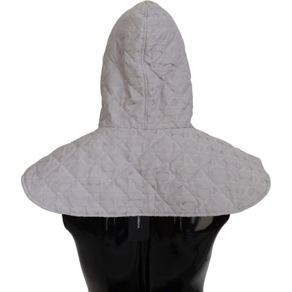 Dolce & Gabbana White Quilted Whole Head Wrap One Size Nylon Hat 1728,67345645728,Accessories,Dolce & Gabbana,Hats & Caps - Men - Accessories,Hats - Accessories,Material: 100% Nylon,Men,Men - Accessories,New with tags,White