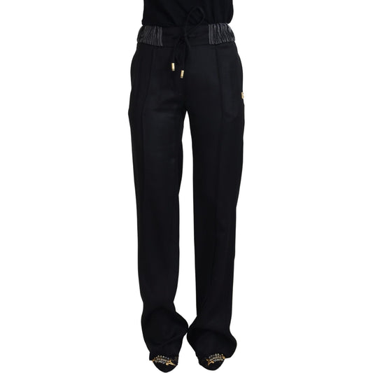 Dolce & Gabbana Black Straight Fit Cotton Pants PAN74204 - 38